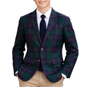 CREWCUTS x J. CREW Ludlow Plaid Blazer‎ K2515
